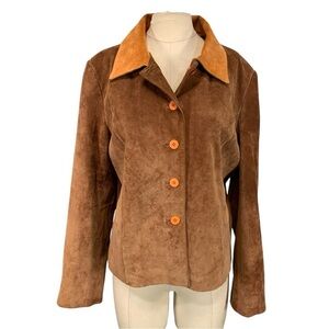 Vintage Barebac Suede Leather Jacket Size Large